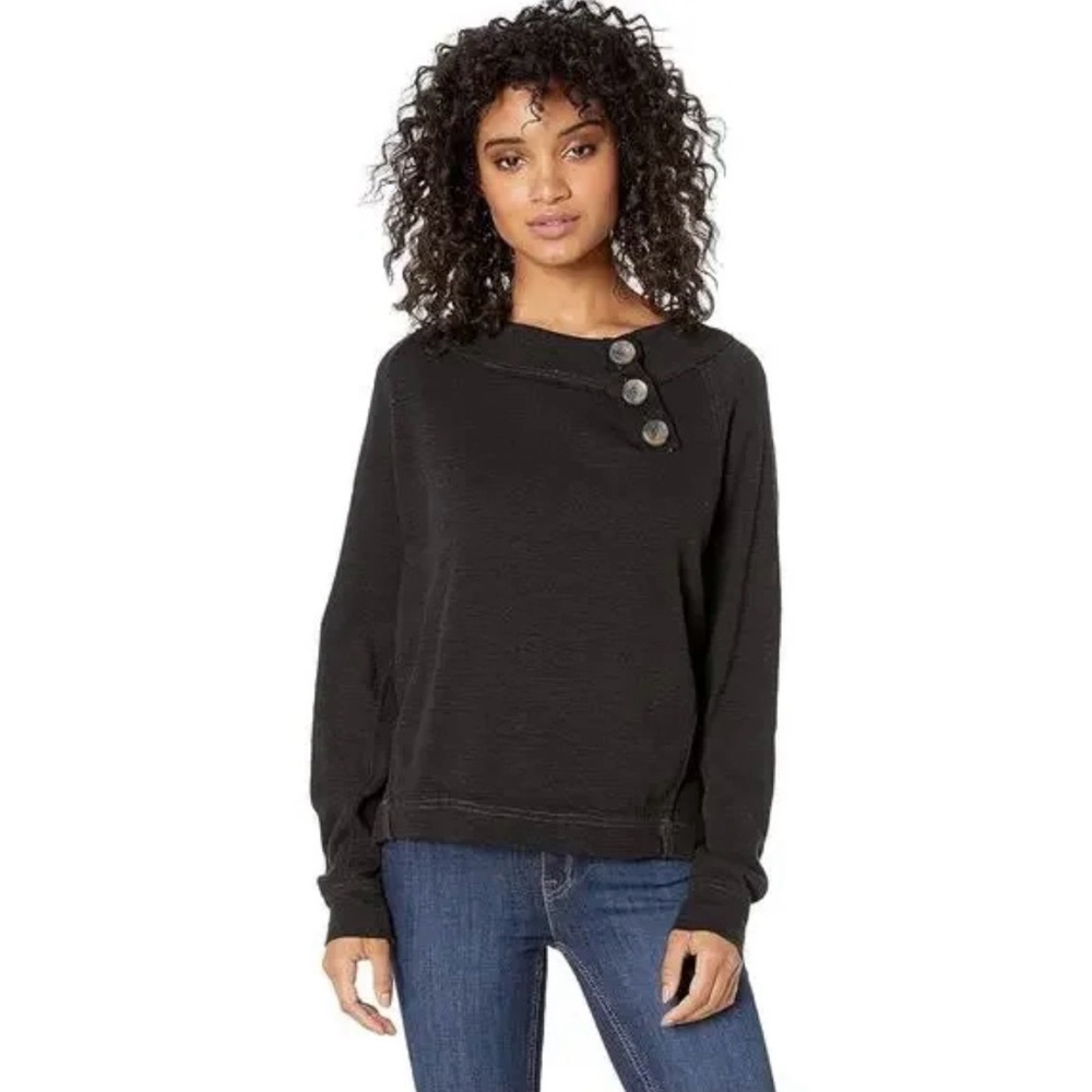 Free People We The Free Don’t Forget Me Long Sleeve Knit Top Sz S